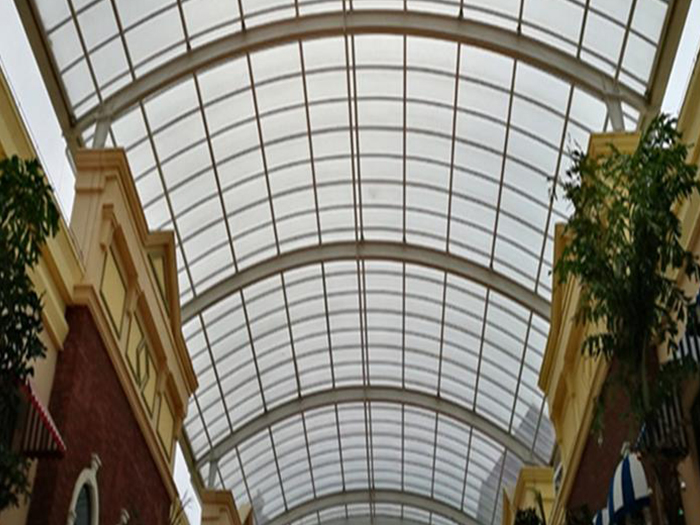 郴州屋面网架顶棚吊装方案